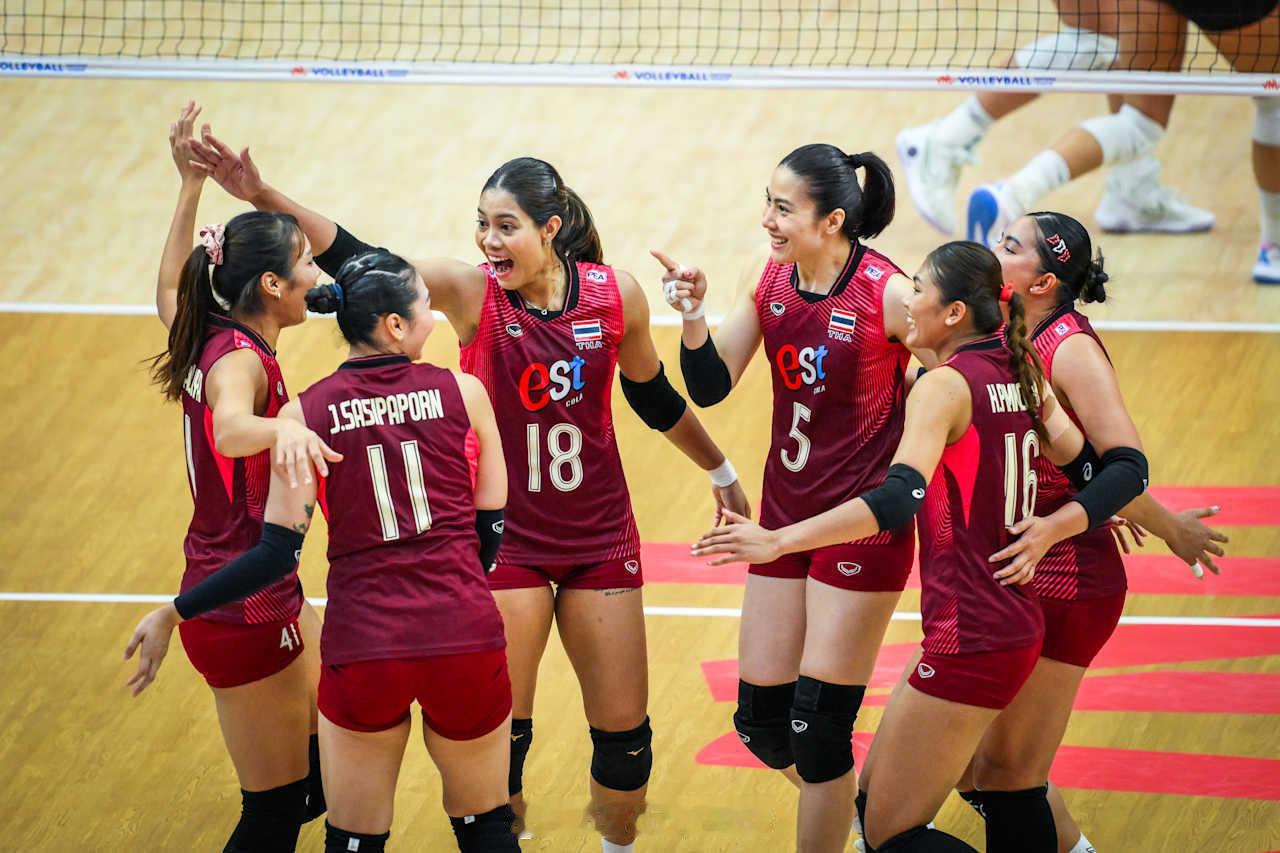 【国家女排联赛泰国3-1加拿大 两连胜远离降级区】2026世界女排联赛国家排球联