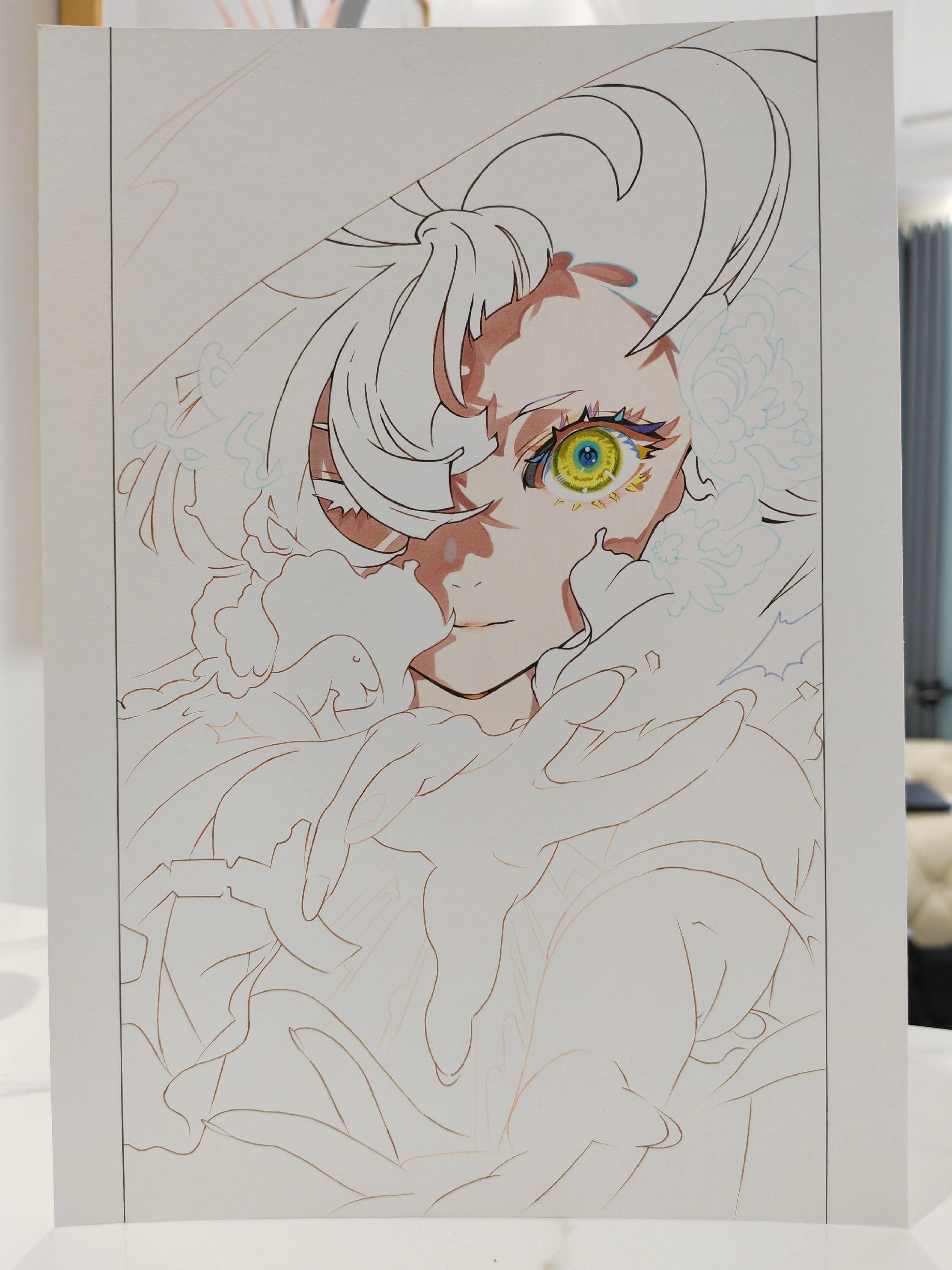 一天画完米山舞的图也是没谁了。