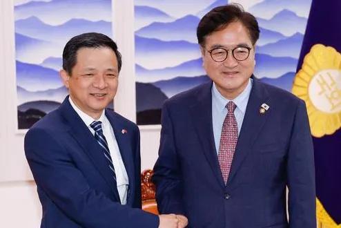 李在明宣布:国会议长禹元植周将出席93阅兵，派特使团访华，庆祝中韩建交纪念日！