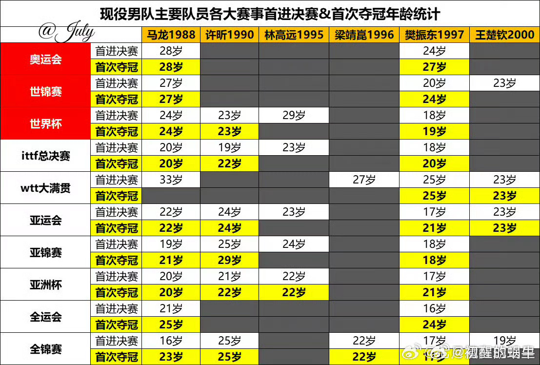 樊振东在20岁之前就已经取得了众多令人瞩目的冠军头衔，以下是他在20岁之前获得的