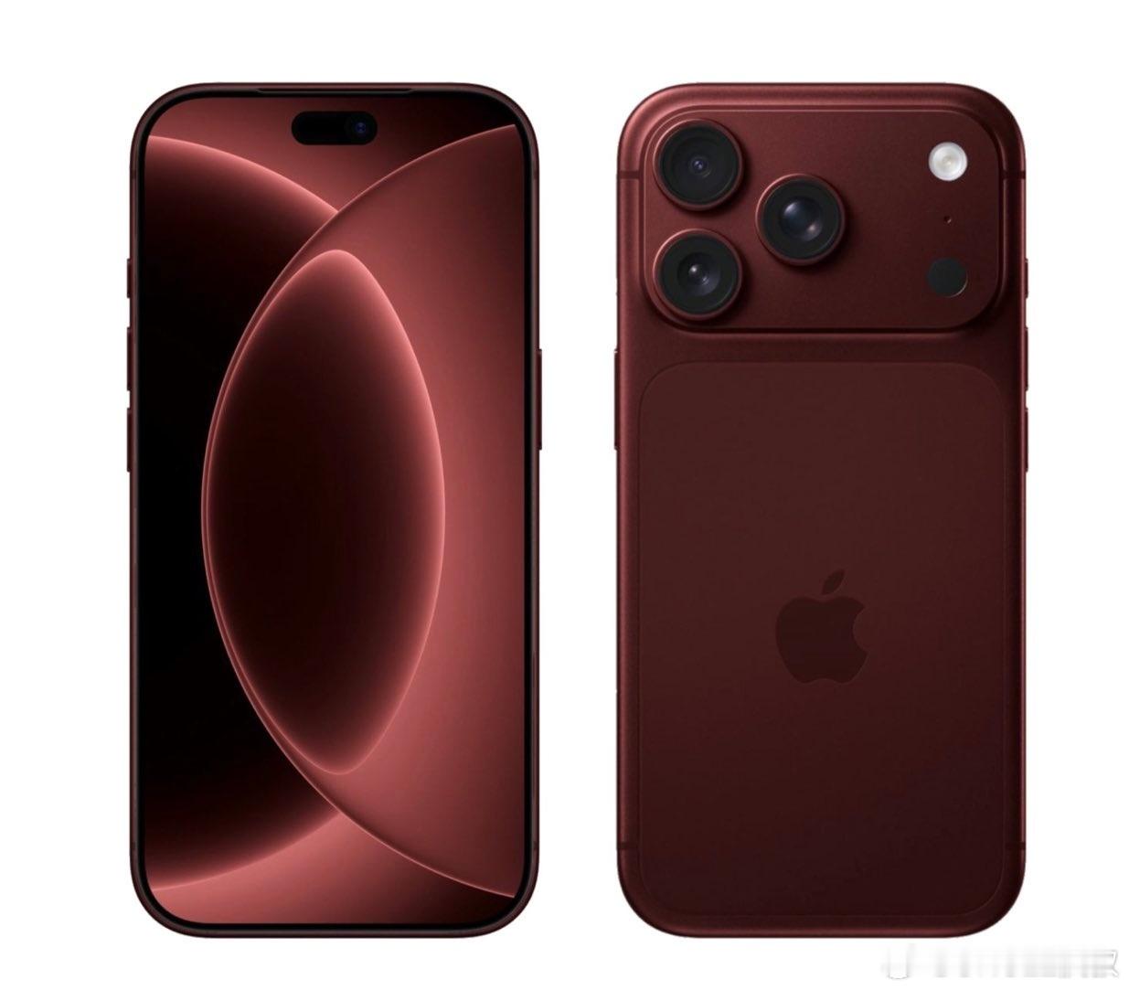 真要有这颜色的话那么银色会继续No.1曝iPhone18Pro正测试深红色