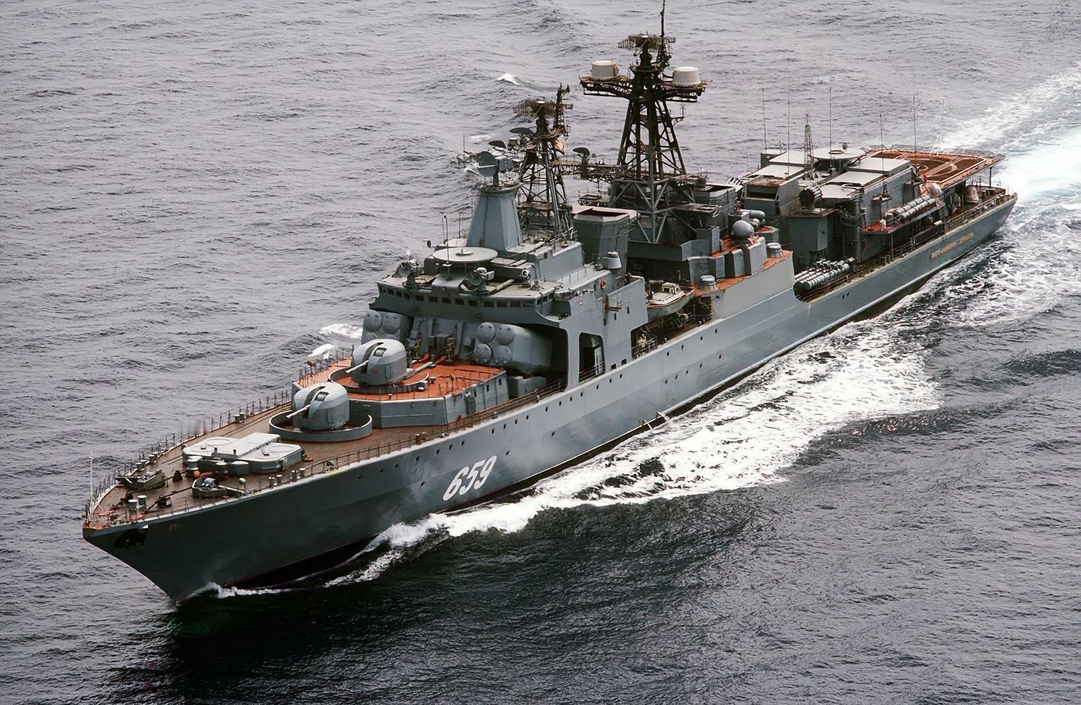 每天认识一件兵器 俄罗斯“无畏”级驱逐舰“无畏”级驱逐舰（Udaloy Clas