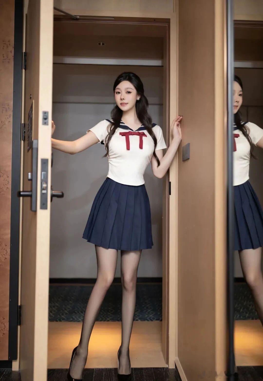 美女热门美女日常分享 日常通勤商务穿搭 