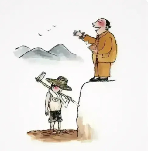有钱乡下是田园，无钱乡下是种田。有钱乡下是净土，无钱乡下净是土。 