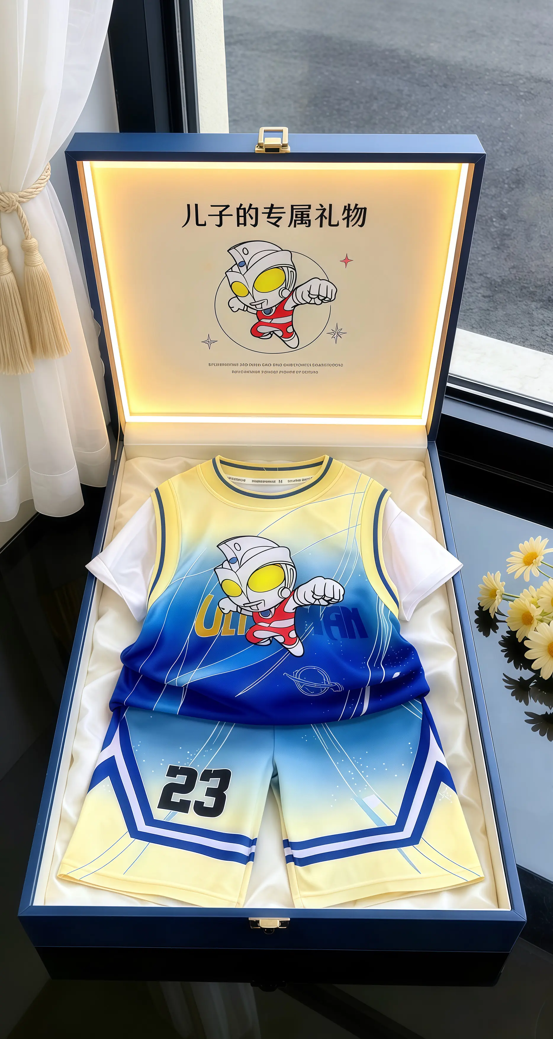 男宝穿搭 奥特曼男童套装 哪个奥特曼是你的光 我就是这条gai最亮的仔...