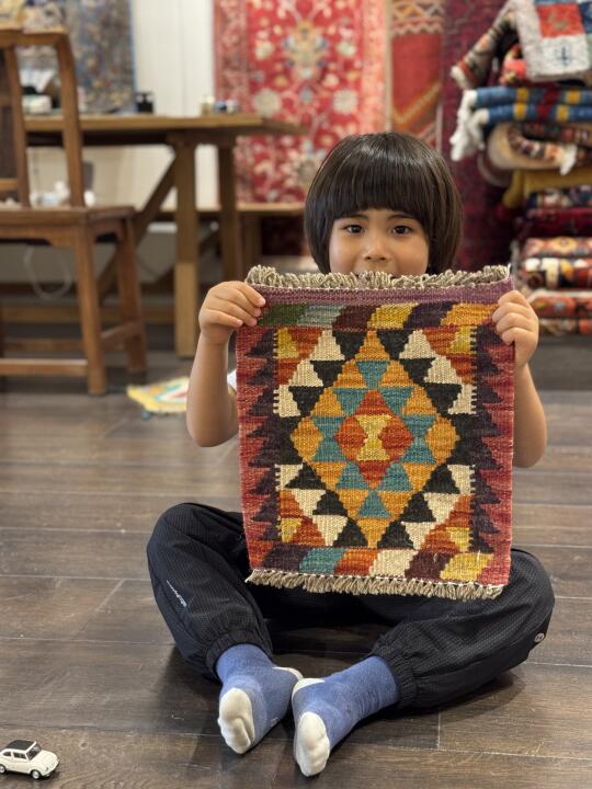 阿富汗KILIM羊毛小块毯