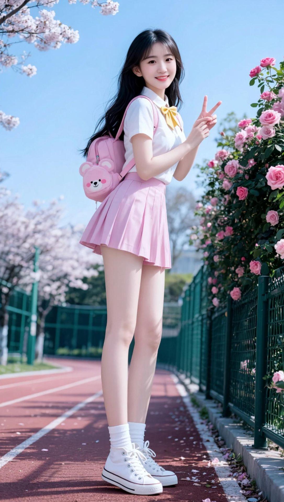 AI日系校园写真