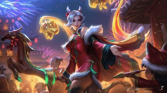 《英雄联盟》官方公布多款新年主题的皮肤系列，包括“龙马烈焰”系列、“踏雪寻梅”系