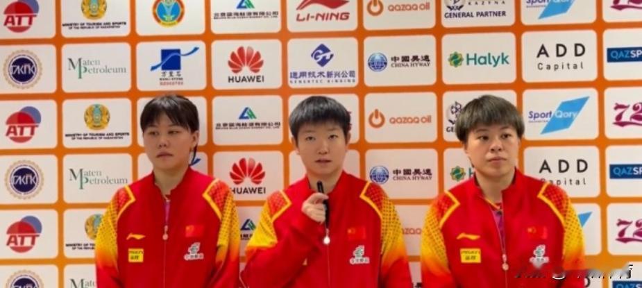在10月9日举行的乒乓球亚洲锦标赛女团半决赛激烈角逐后，中国女队以3比0的压倒性