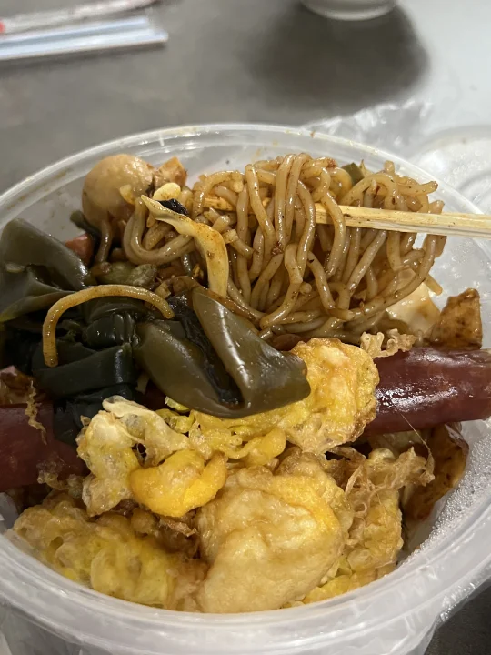 点了三次外卖，炒螺蛳粉封神！！（外卖篇