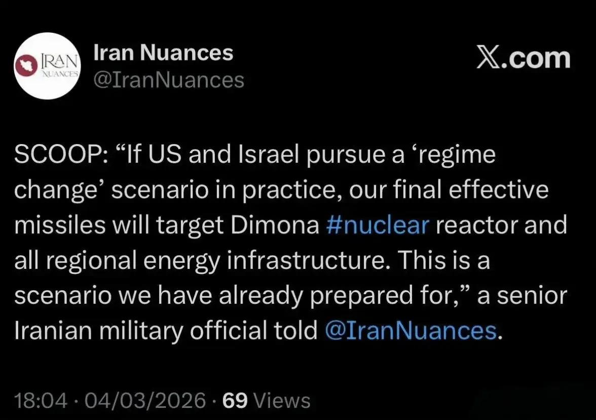 伊朗的“疯批”打法，实则是精准的“升级控制”战略。其核心逻辑是：将自身生存危机与