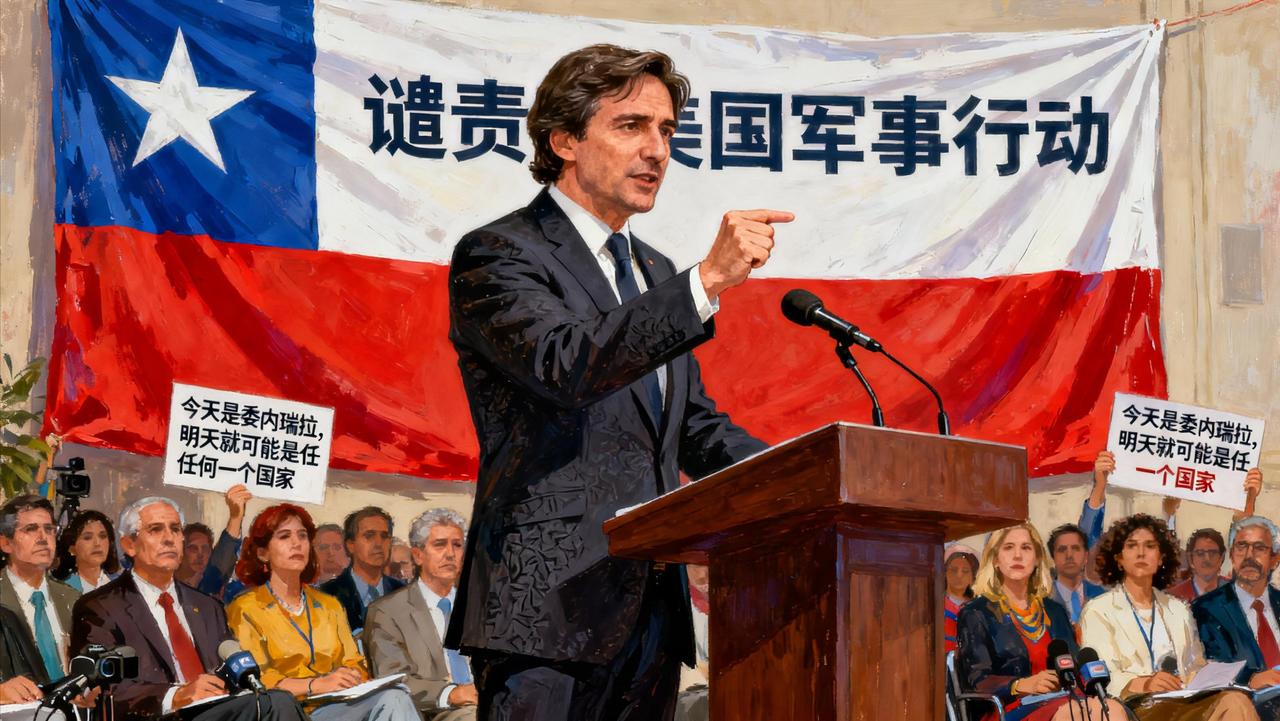智利总统警告：美国今日霸凌委内瑞拉，明日可能针对任何国家，智利总统博里奇公开谴责