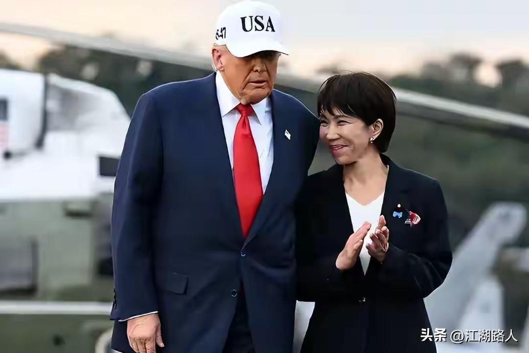 场面和谐动人，谈得非常投机，其实心怀鬼胎，心知肚明，心照不宣。日本乃美国制华棋子