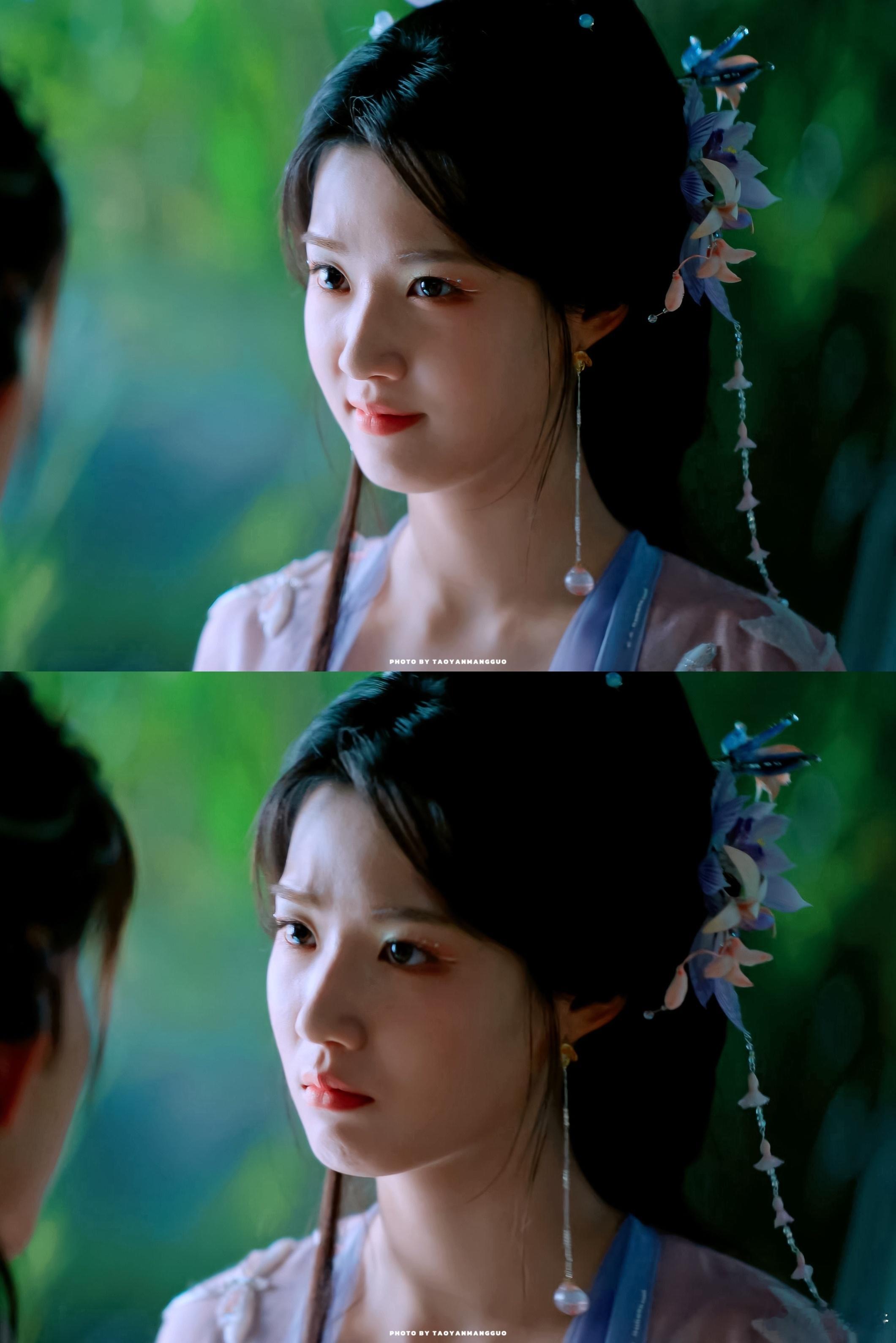 六公主镜头下的卢昱晓 明意在康康的镜头下简直太可爱了！软萌灵动的气质让人看得心都