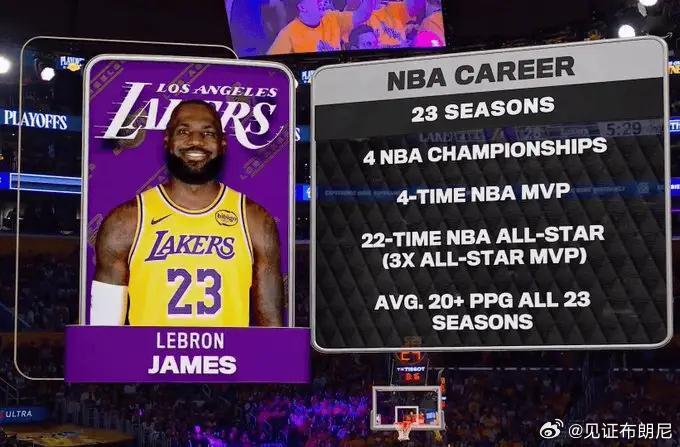 黑粉跪下看！4次总冠军、4次MVP、22次全明星（3次全明星MVP）、23个赛季