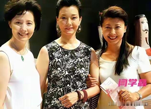 中间这位穿灰色连衣裙女士容颜老了不少，但她看起来没有大妈感，依旧很有魅力，喜欢她