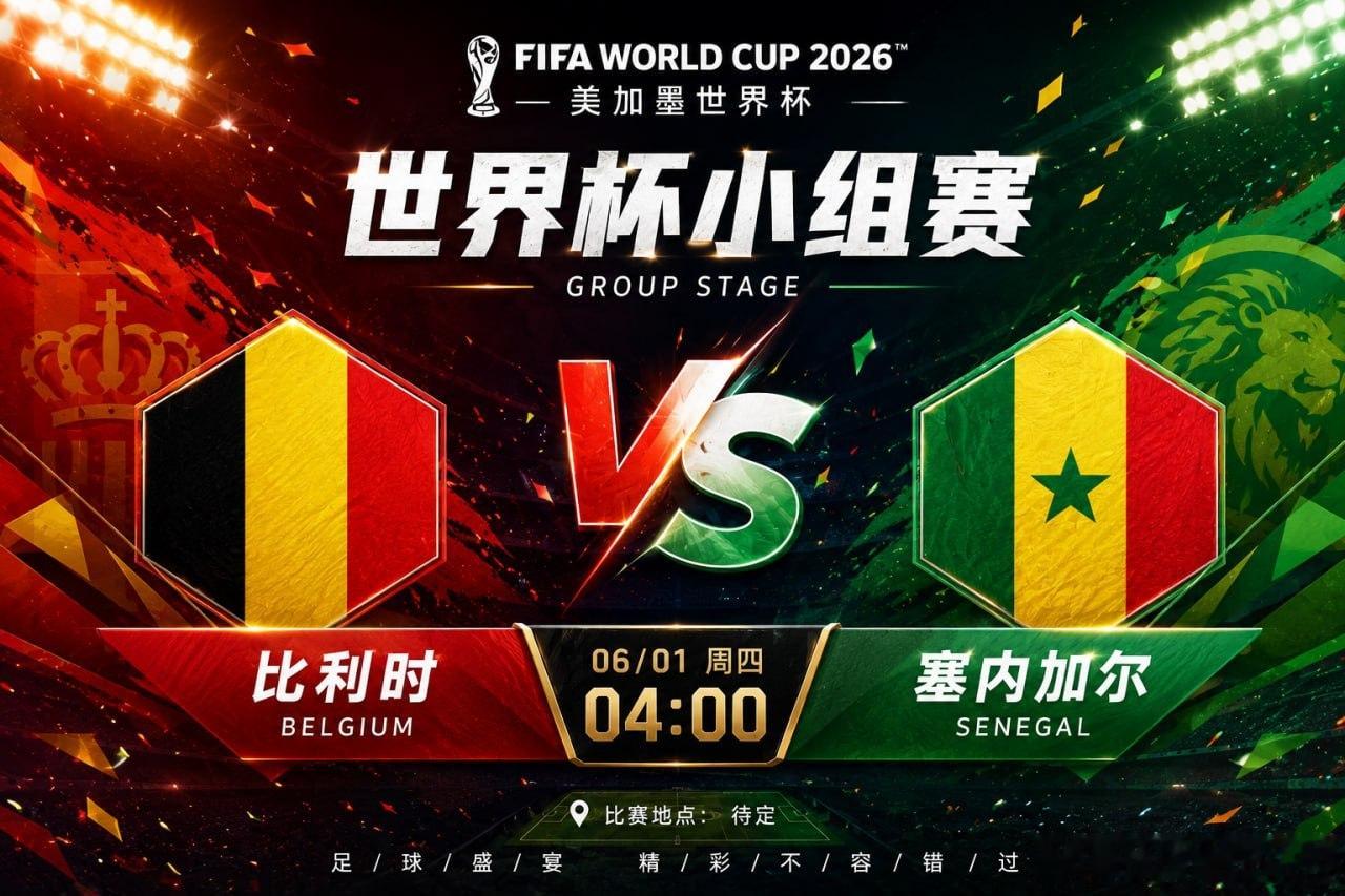 凌晨04:00，世界杯精彩继续！比利时迎来小组赛关键一战，对手是实力不容小觑的塞