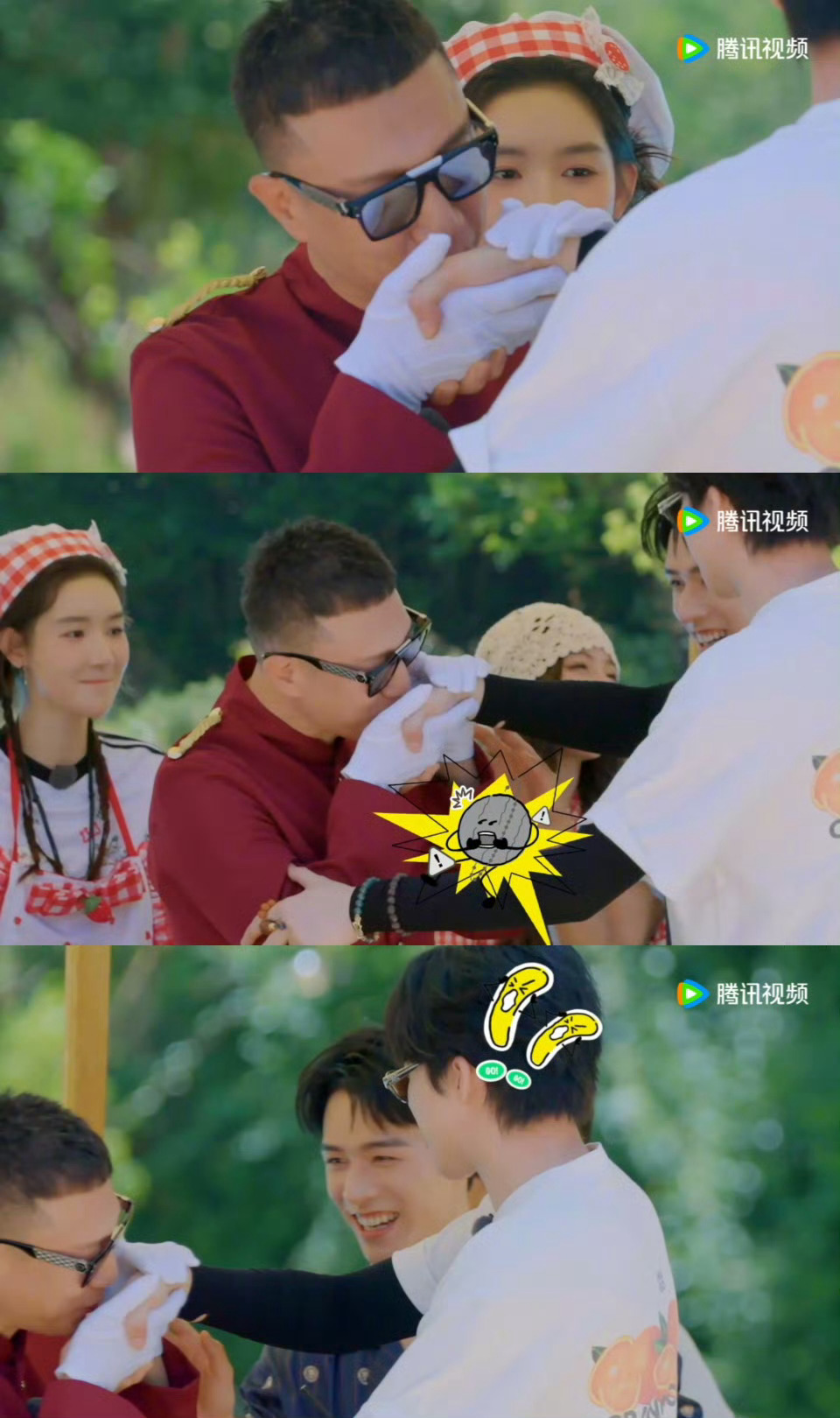 孙红雷猝不及防给刘宇宁一个吻手礼 红雷老师把“客户至上”玩出花！吻手礼既真诚又搞