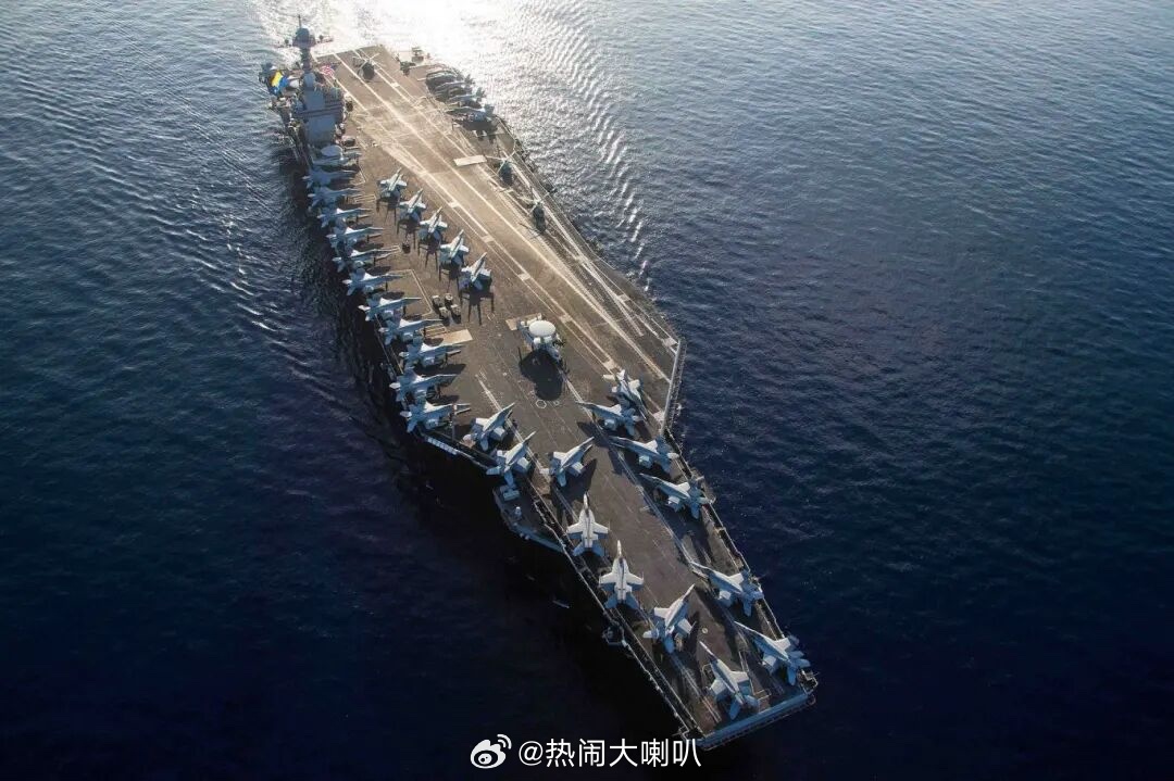 美军福特号航母发生火灾福特号从东地中海调至红海，执行“史诗狂怒”行动的，没想到途