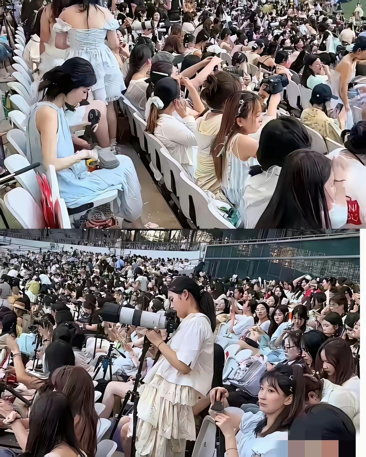 大家发现没有？演唱会的现场基本上都是年轻女性，男性很少见。我的朋友圈经常有女同事