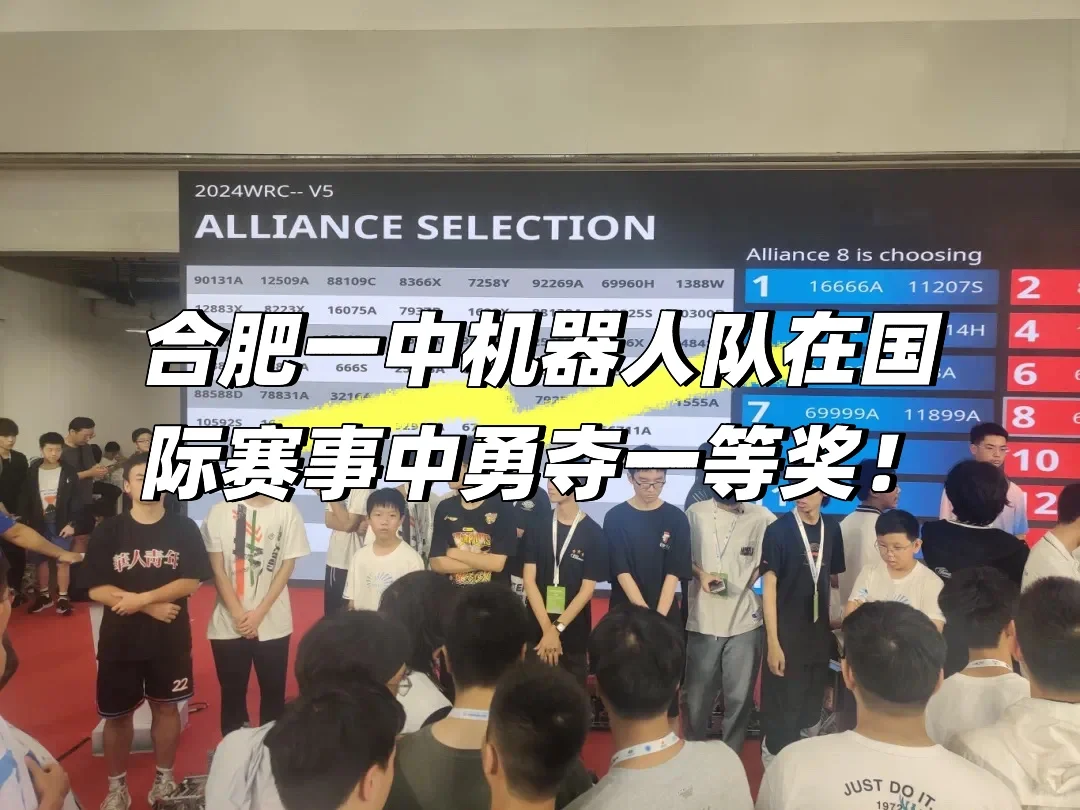 合肥一中在国际赛事中勇夺一等奖！🏆