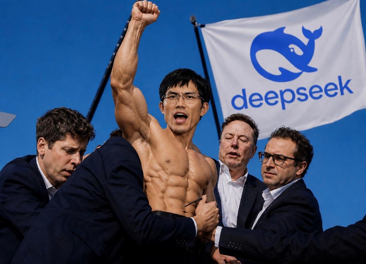 说个冷知识：DeepSeek的任务就是卷哭奥特曼和卷毛。梁文峰亲自领导。 