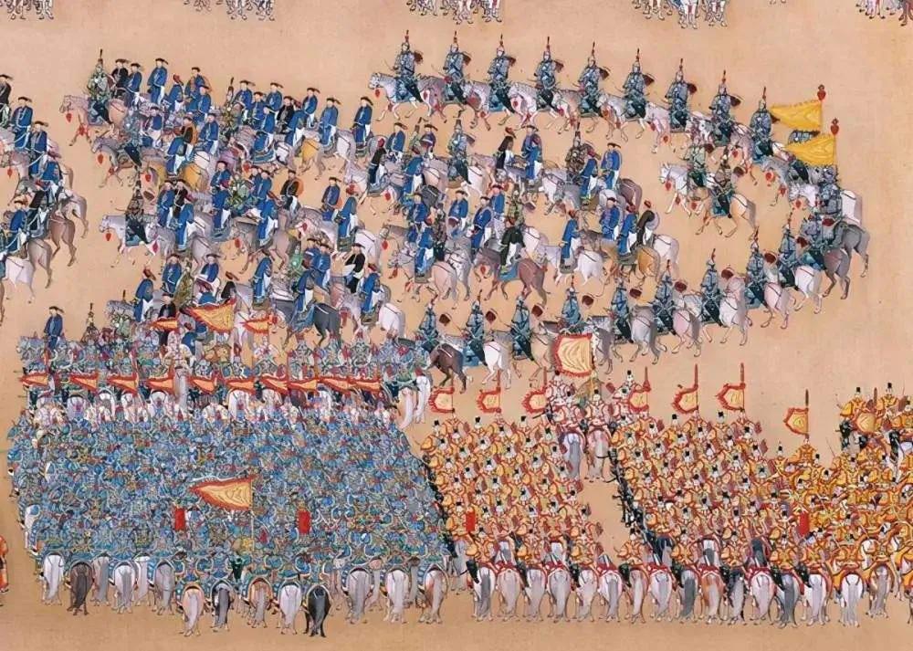2011年，法国一老头，清理房屋阁楼垃圾时，突然发现一幅中国皇帝阅兵的24米长古