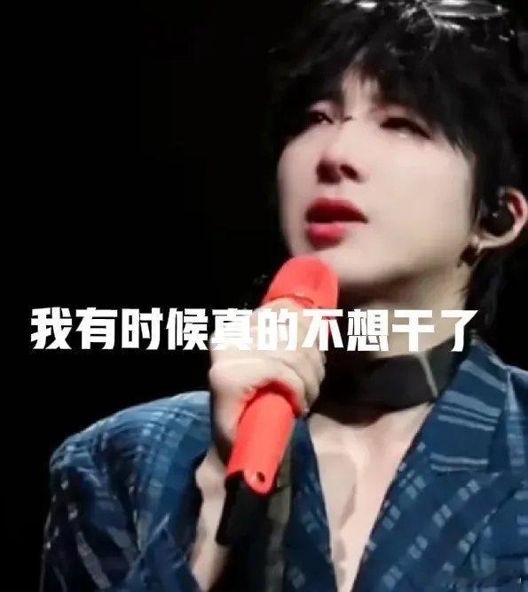 赵露思前脚开撕公司，说自己不干了，后脚刘宇宁就在演唱会上哭着对粉丝们说：“有时候