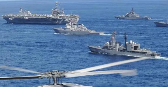 日本如果必须选一个对手，他敢对谁动手？

9月7日，日本、美国、韩国在东海举行“