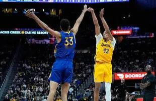 07月04日讯 NBA夏季联赛，勇士对阵湖人金队的全场比赛已经结束，最终勇士金队