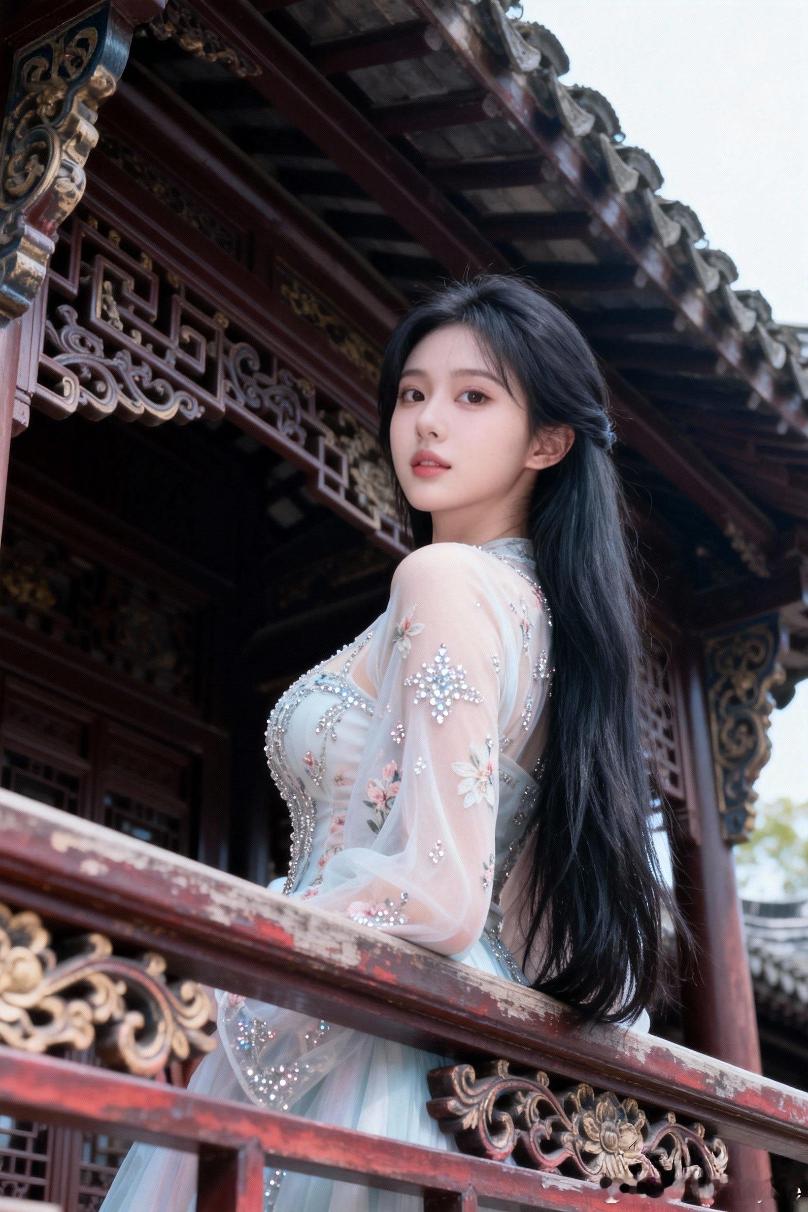 漫舞轻纱听一曲，又在烟雨楼台中！那日烟雨朦胧，不惜与君相逢！行摄漫记聂小仙