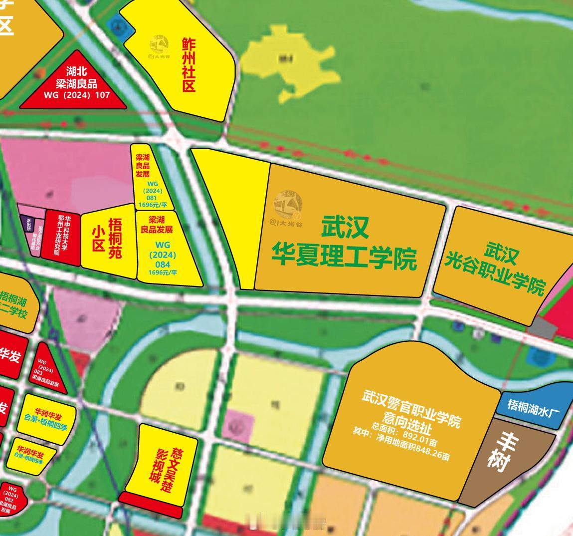 关山大道华夏学院地块再次修订公示
10月14日，位于关山大道华夏学院的主城区A1