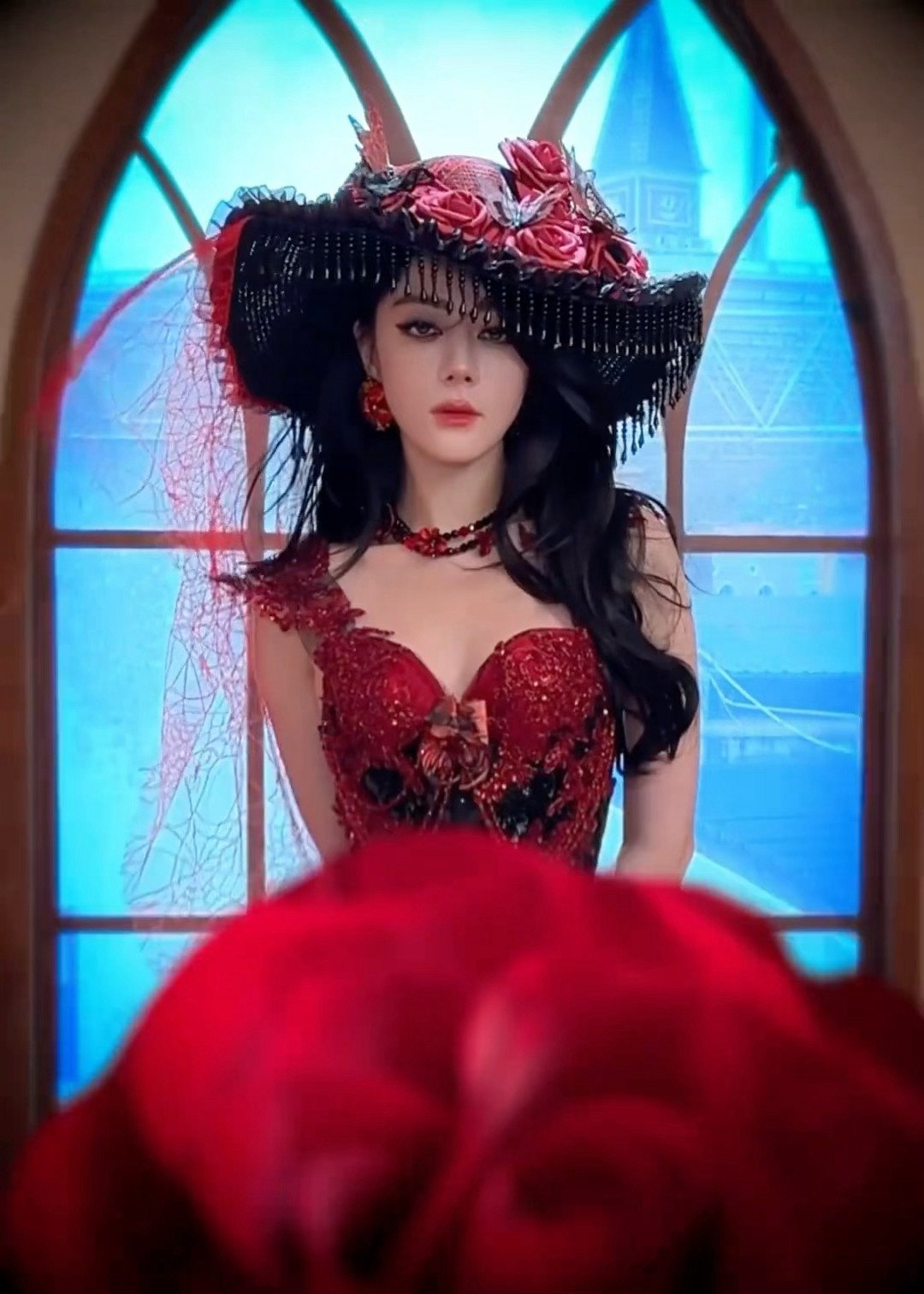 迪丽热巴🫘最新营业，女王大人接受我的爱吧！！🌹🌹 