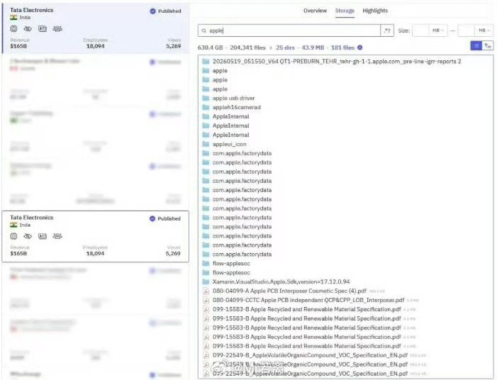 苹果信息泄露 你也能手搓苹果开发板630GB的泄露信息，苹果新CEO属实是天崩开