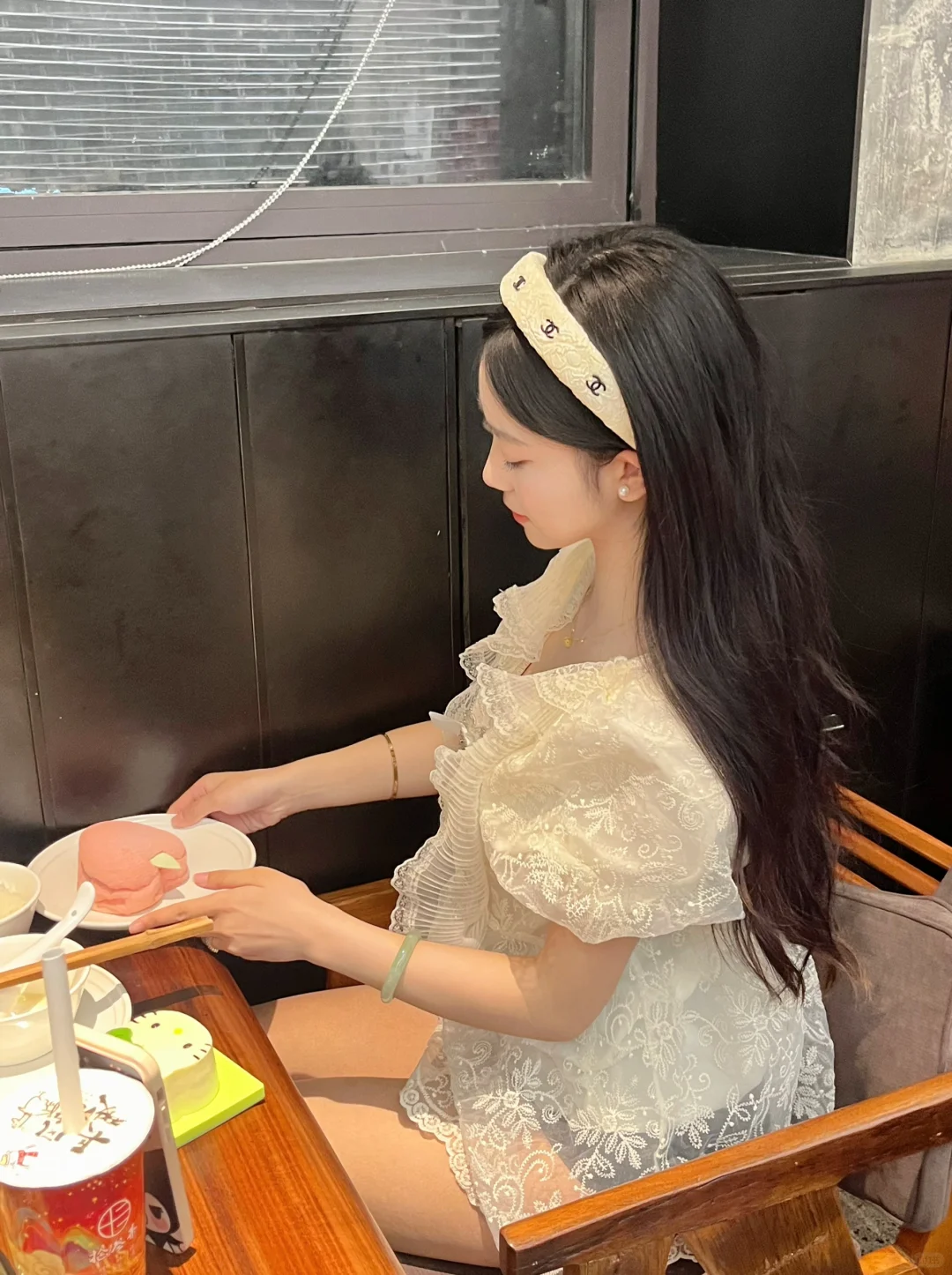 见家长都会穿白色～乖乖女穿搭