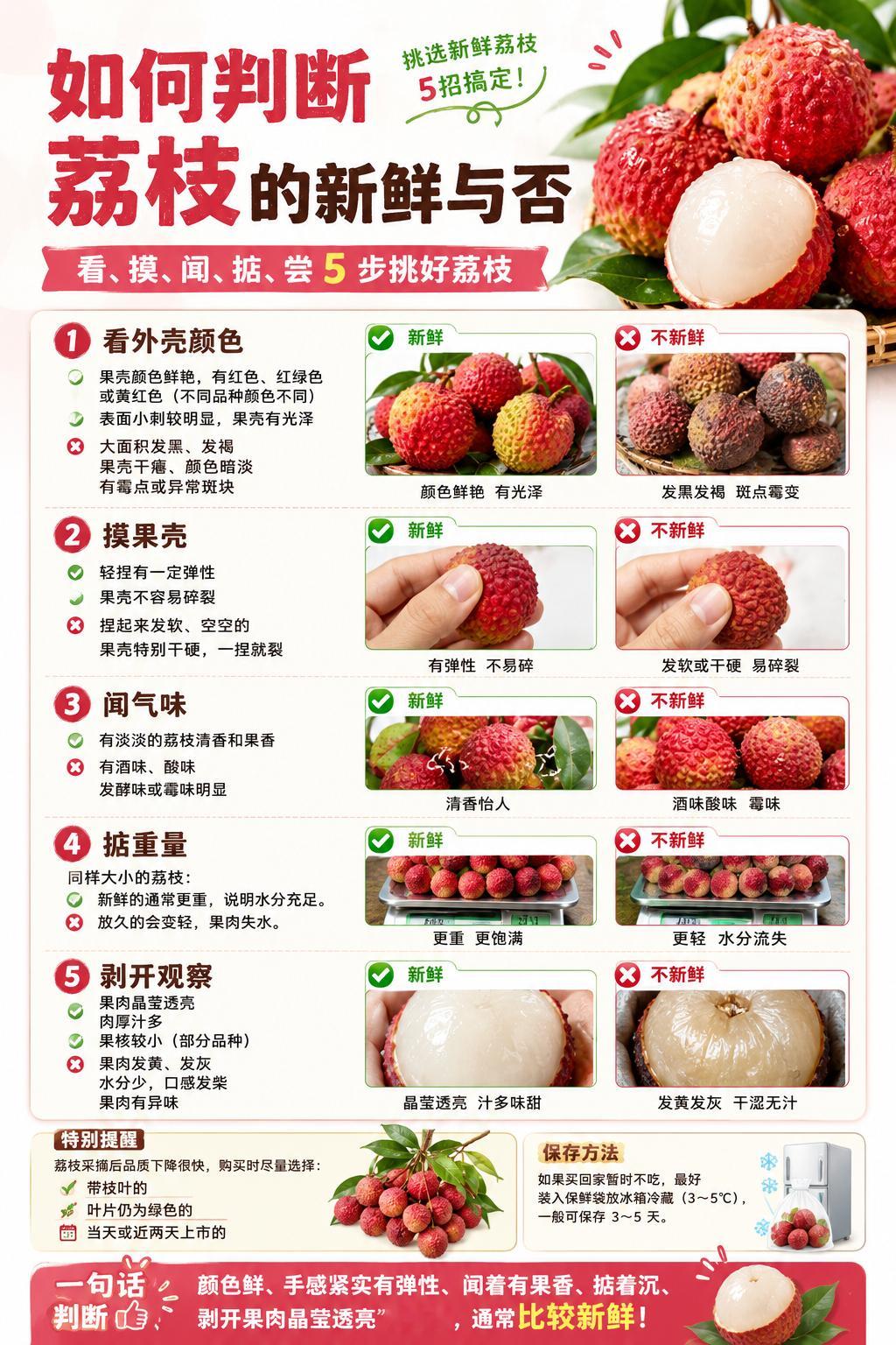 果农称一些荔枝刚摘下果肉就是白色别再被“乳白色荔枝是死荔枝”的谣言误导了！荔枝果
