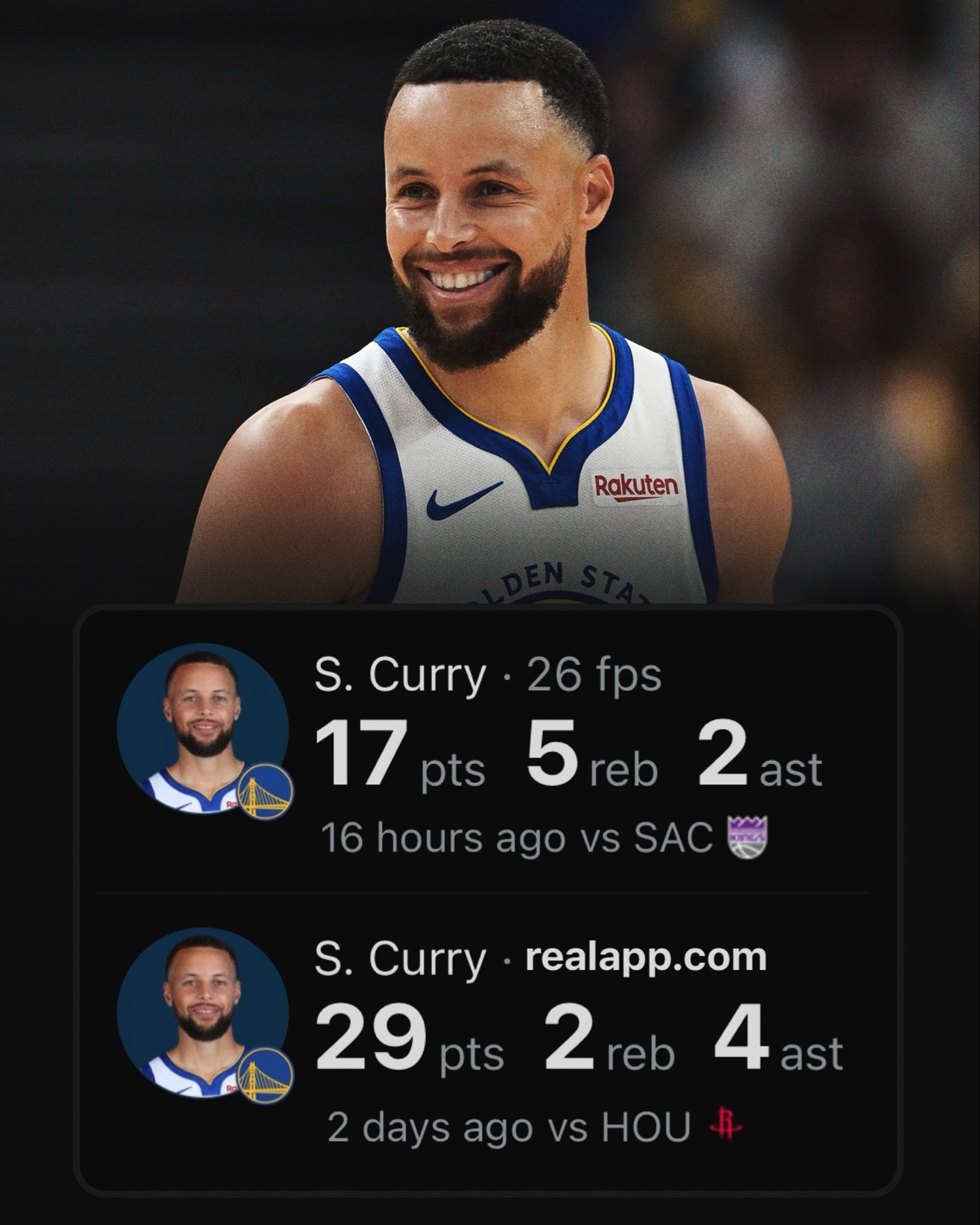 最强替补斯蒂芬·库里自复出以来，在替补球员中得分和三分球命中数均位列第一。库里金