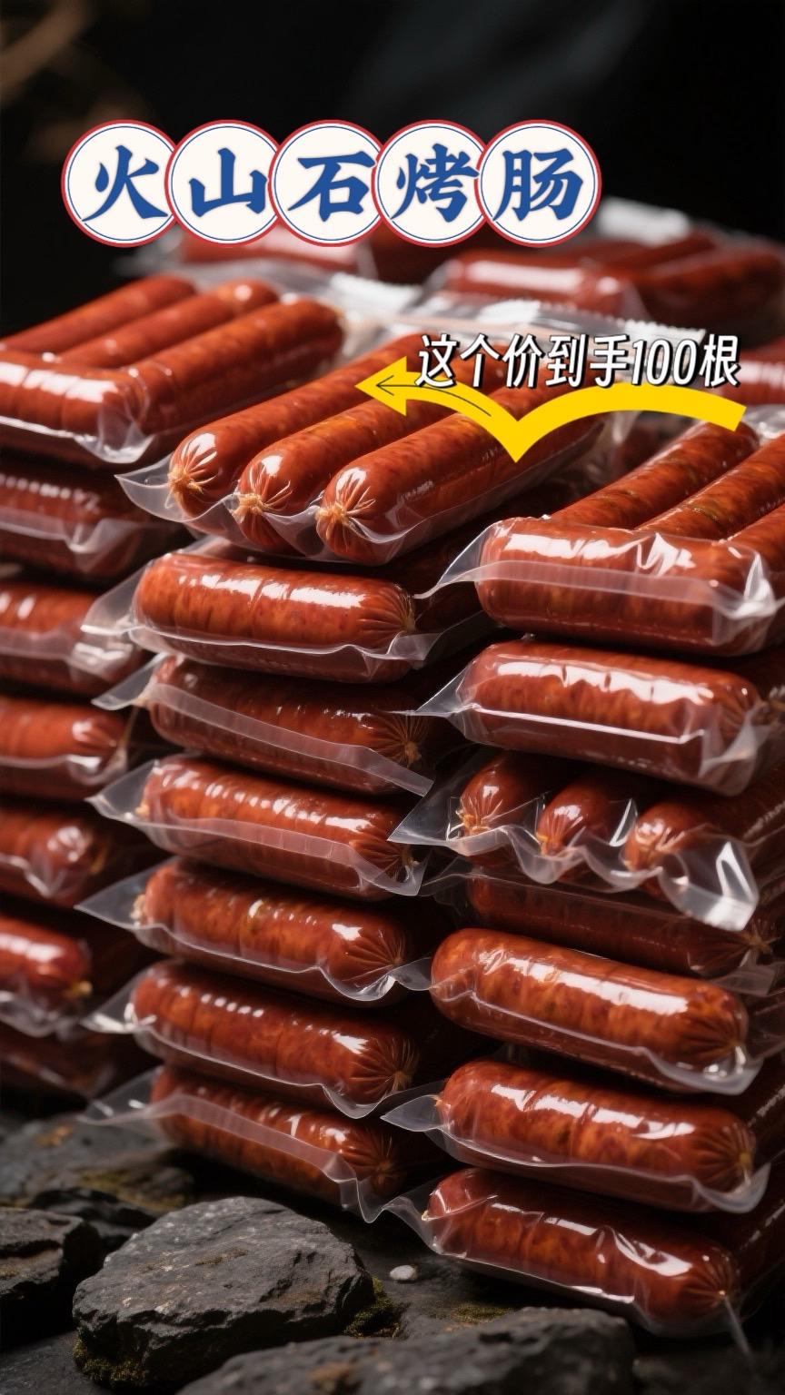自从有了这个火山石烤肠，就再也没出去买过了 商家搞活动，现在这个价到手...