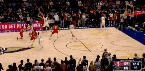 不中用！谢泼德三分连铁火箭惨遭逆转！
在今天NBA常规赛火箭对阵鹈鹕的加时赛最后