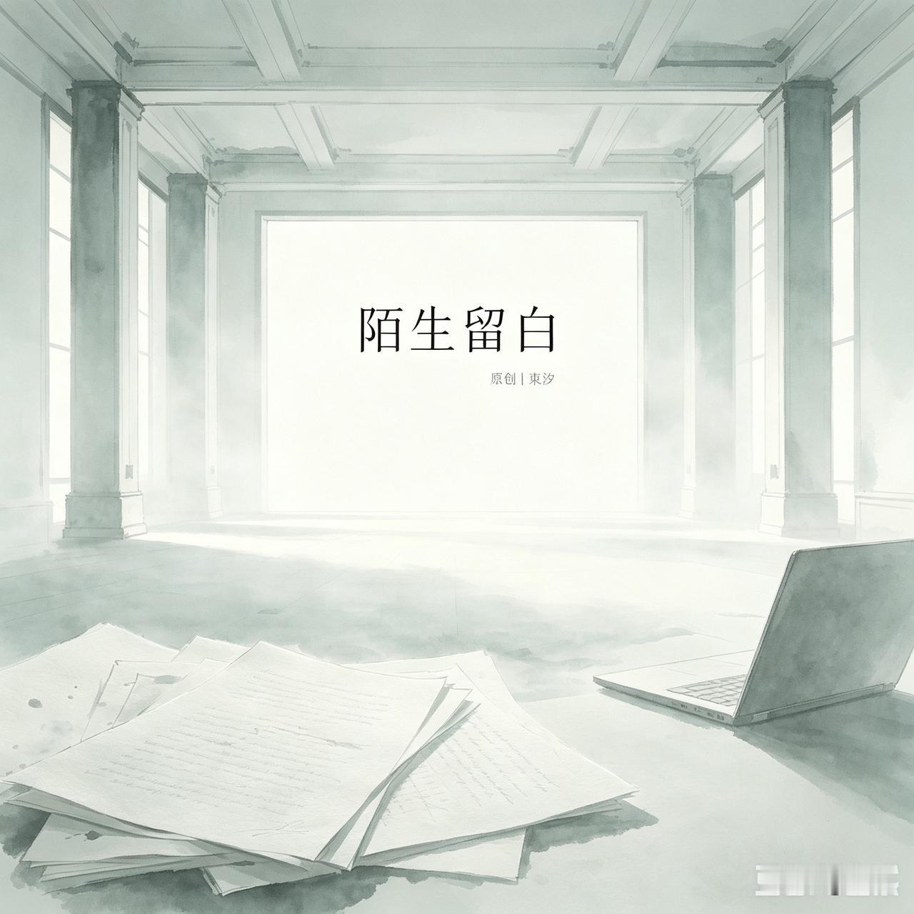 《陌生留白》
      原创 | 東汐

厅堂家具空旷
尽数盛满我的思想
条条