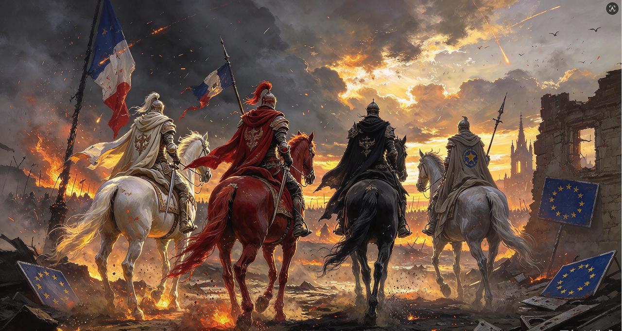 “天启四骑士”正在欧洲大地上狂奔
   天启四骑士（Four Horsemen 