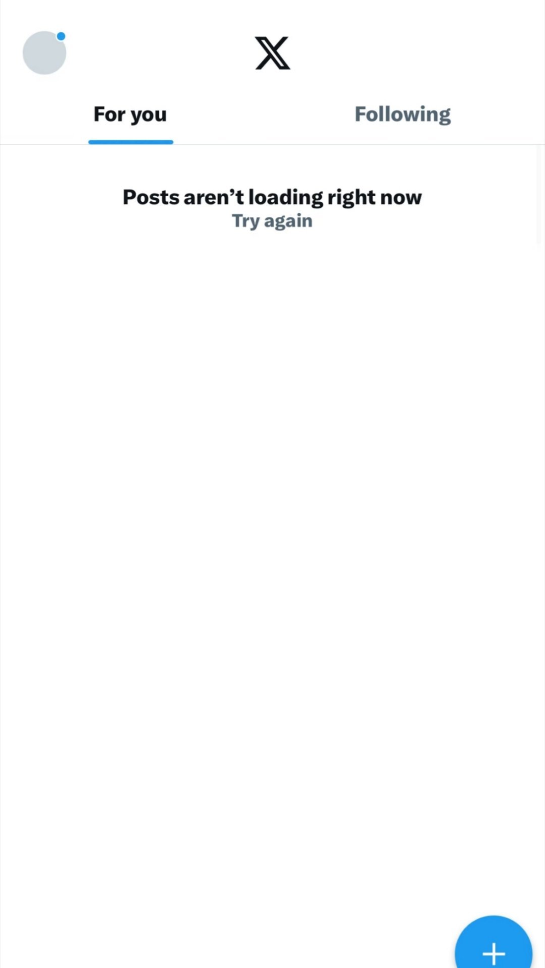 X平台（原推特）崩了...难道是因为反对声音太大，马斯克在调试grok AI ？