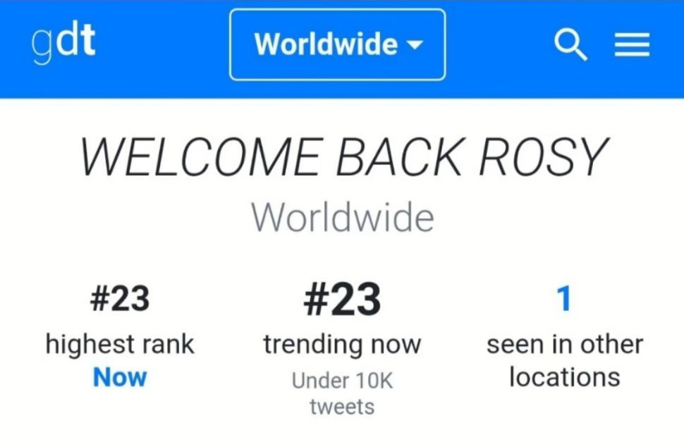 赵露思直播 赵露思回归登世趋，“Welcome back Rosy” ，今天直播