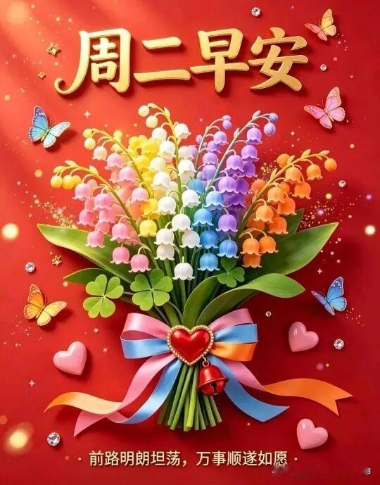 早安，愿你今天充满好运和微笑！