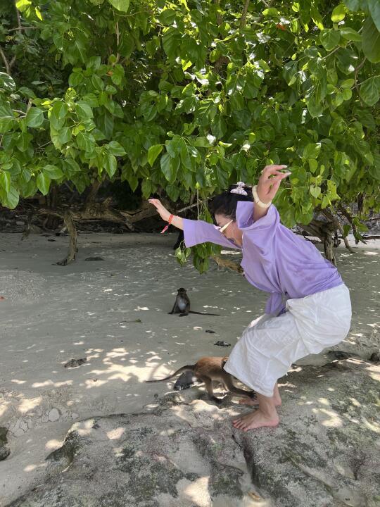 在泰国被猴子抓了，会变成猴子吗