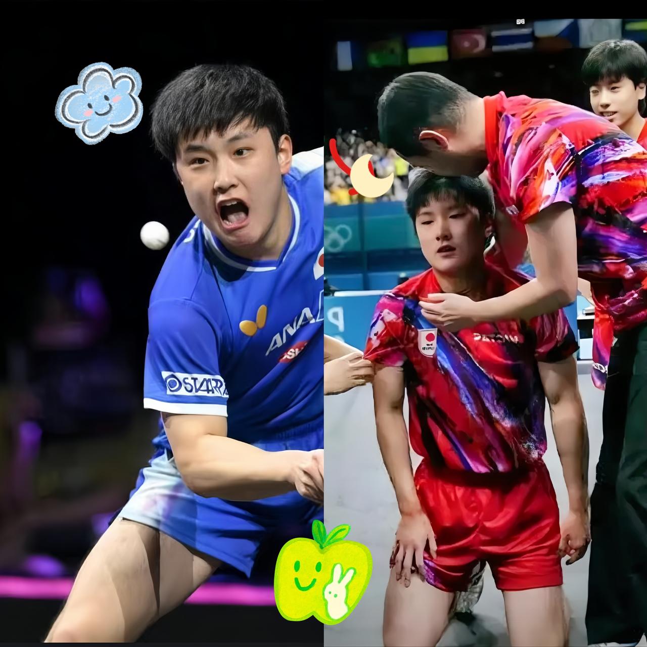 张本智和这回是真玩脱了！
不是输给出名的克罗地亚选手，
也不是对手实力碾压，
张