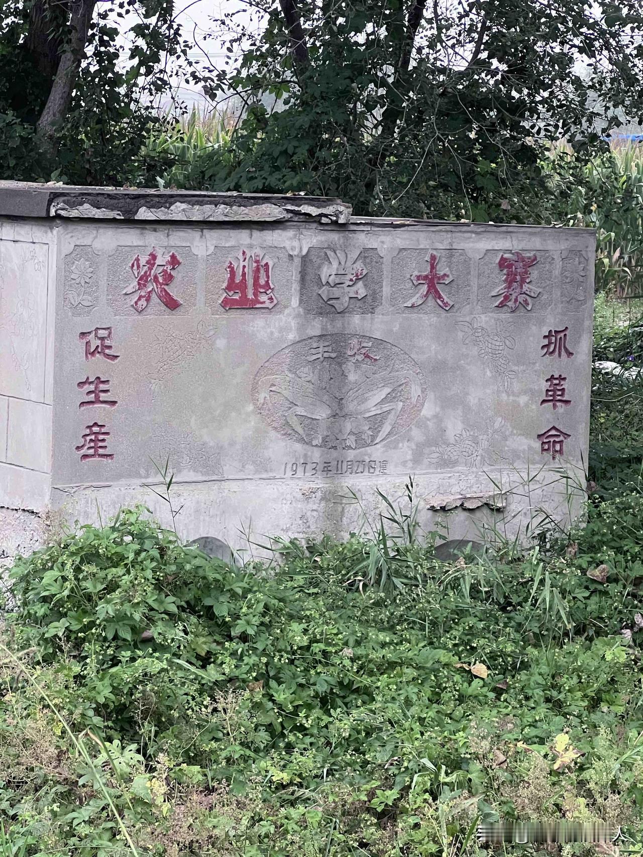 山东滨州经济技术开发里则街道高家集村村西边至今还保留着1973年11月25号建的