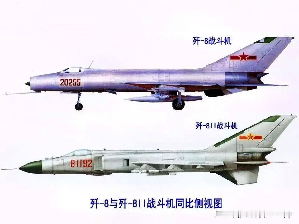 歼-8II能成为经典，核心是在歼-8基础上做了精准升级，侧视观感更修长

重新设