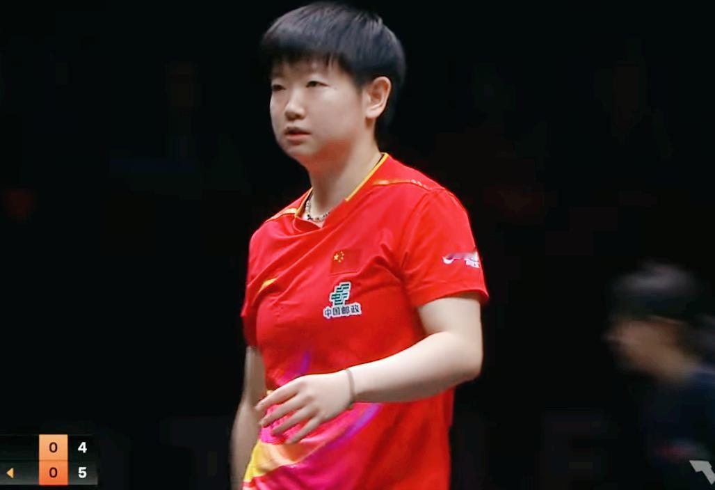 我去！蒯曼要爆冷孙颖莎吗？
蒯曼今晚状态太好了，
比混双强太多。

开局5:0领