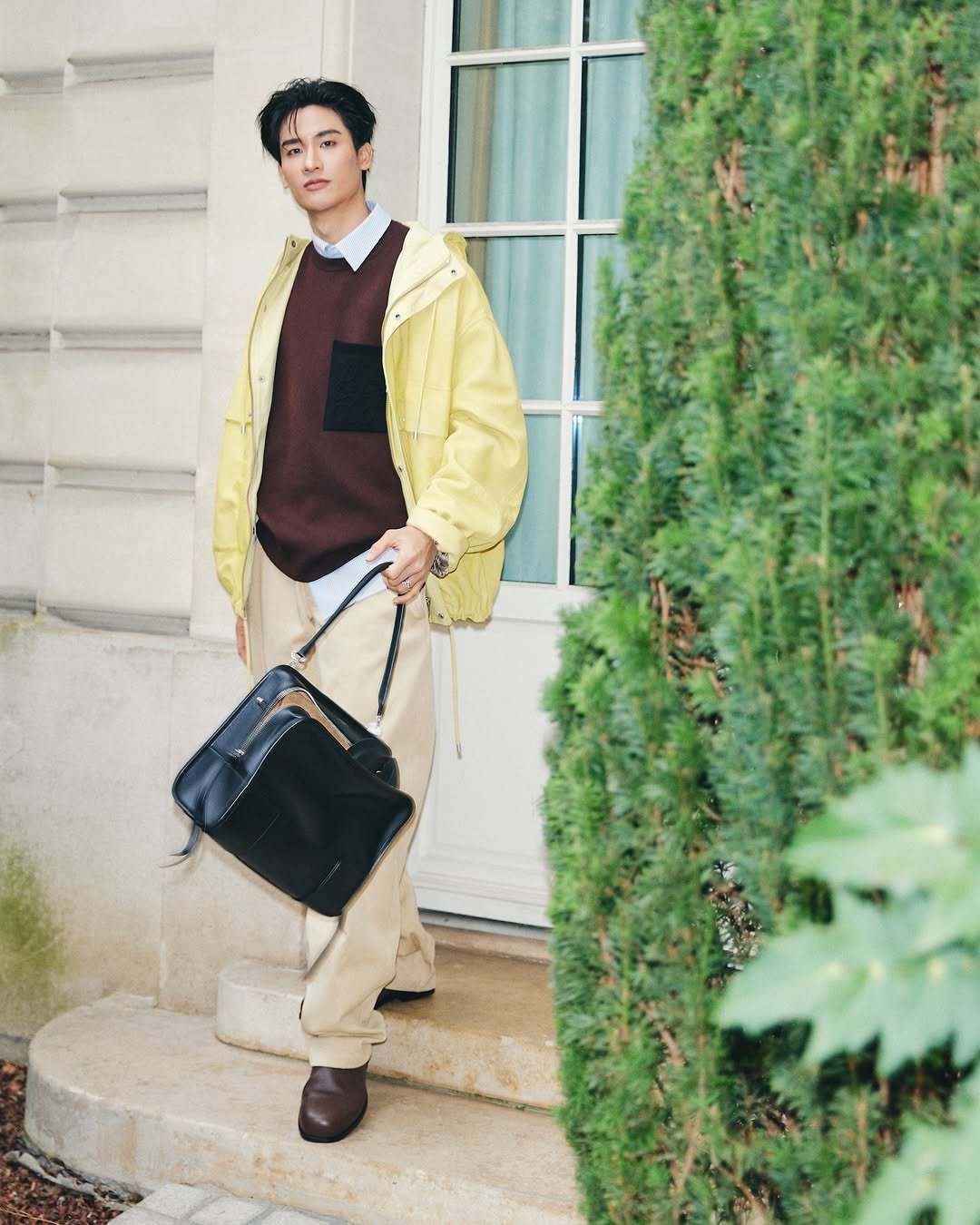 林阳✖️LOEWE 2026秋冬大秀看秀造型巴黎时装周时装周